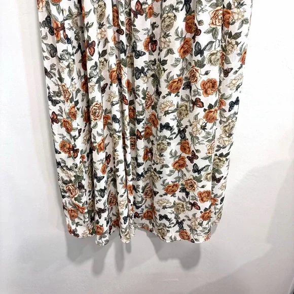 Torrid Sleeveless Floral Butterfly Open Front Top Dress - Picture 13 of 16